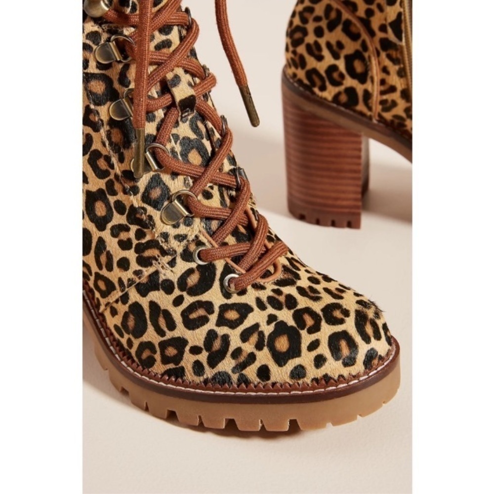 Anthropologie Sam Edelman Sade Lace-Up Hiker Ankle Boots 8.5 Maximalist Mob Wife - Picture 4 of 16